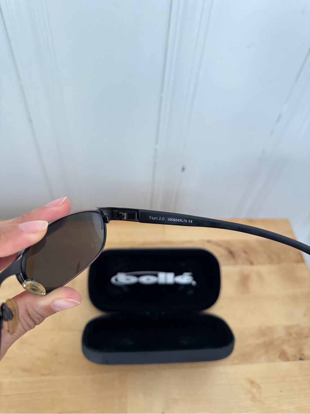 Vintage 90’s Bolle Brown Oval Sunglasses - Picture 3 of 5